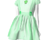 Kid Dino Green Dress