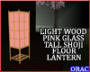 Pink G Tall F Shoji Lamp