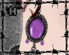 |H|Purple Witch Earrings