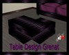 |AM| Table Design grenat
