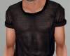 Black Mesh Shirt