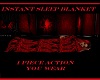 RED/BLACK SLEEP BLANKET