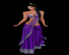 purple  Indian sari