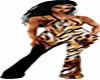 Tiger Print Pants F
