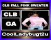 CLB FALL PINK SWEATER