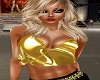 Gold Shiney Top