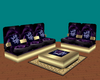 purple rose sofa set 2
