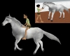 Silver Riding Horse