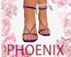 P-PURLE STRAPPY HEELS