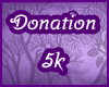 E. Donation Sticker 5k