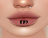 666 | Lip tattooɞ