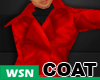 [wsn]LeatherCoat#Red