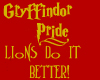 Gryffindor Pride