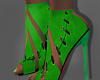 Lace-UpBootie/Green