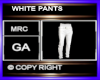WHITE PANTS