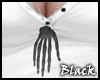 BLACK skelly hand neck