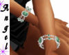 Silver&Jade Bracelets