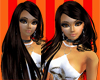 M long darkbrown hair