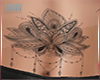 Mandala Belly Tattoo