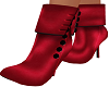 Rose Red Ankle Boots