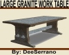 LARGE GRANITE WORK TABLE