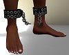 Unisex Studded Leg Cuffs