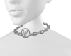 LV Chain Choker Silver