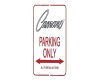 Camaro Parking Only sign
