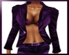 ~T~Purple Open Blazer