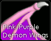 Pink/Purple Demon Wings 