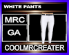 WHITE PANTS