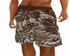 Hawaii Brown Fern Shorts