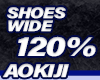 AOKIJI | Shoes Wide 120%
