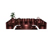 red couch set