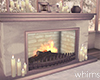 Snowy Secrets Fireplace
