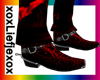 [L] Snake Red Boots