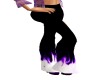 Purple Flame Pants