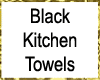 Black Kitchen Towels