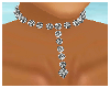 [m58]Gems necklace/silve