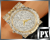 [PX] Diamond Gold Watch