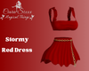 Stormy Red Dress