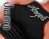 J. Angels Tank Top Black