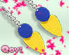 Yellow Sign Earrings