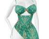 Gold & Teal Dress