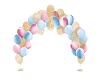 Pink/Blue Balloon Arch