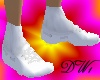 White Canvas Tennis Shoe