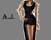 lace black fasion dress*
