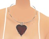 GK Necklace Heart red