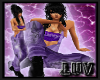 Purple Luvy Bib