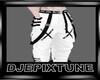 Satan PVC Pants-White